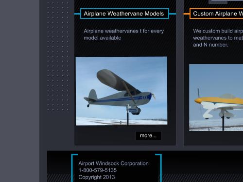 Luscombe Airplane Weathervane